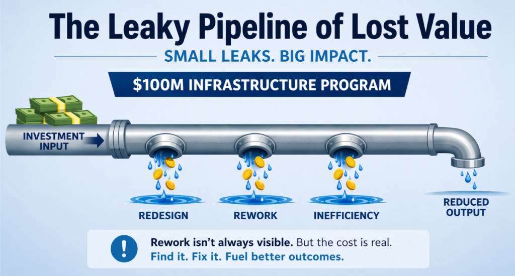 The Hidden Cost of Rework in Utility Projects — and How Strong Project Management Reduces It 